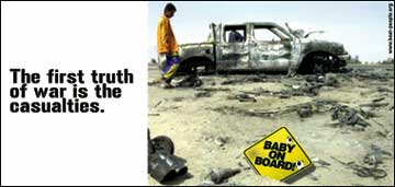 The first truth of war is the casualties.